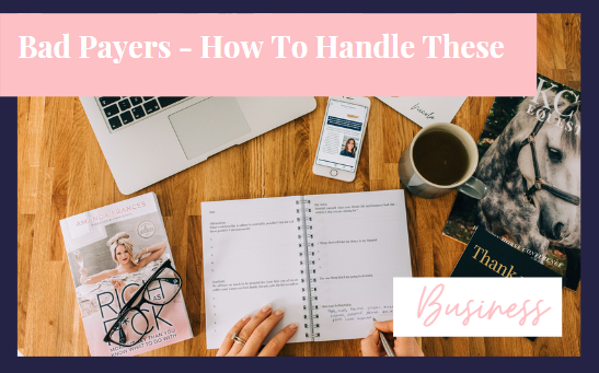 Bad payers and how to handle these