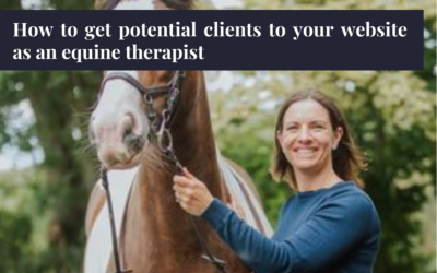 How to get potential clients to your website as an equine therapist